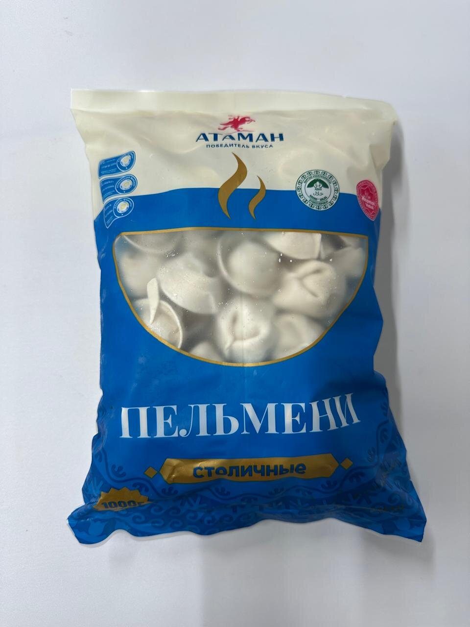 Атаман Пельмени "СТОЛИЧНЫЕ" 1кг.
